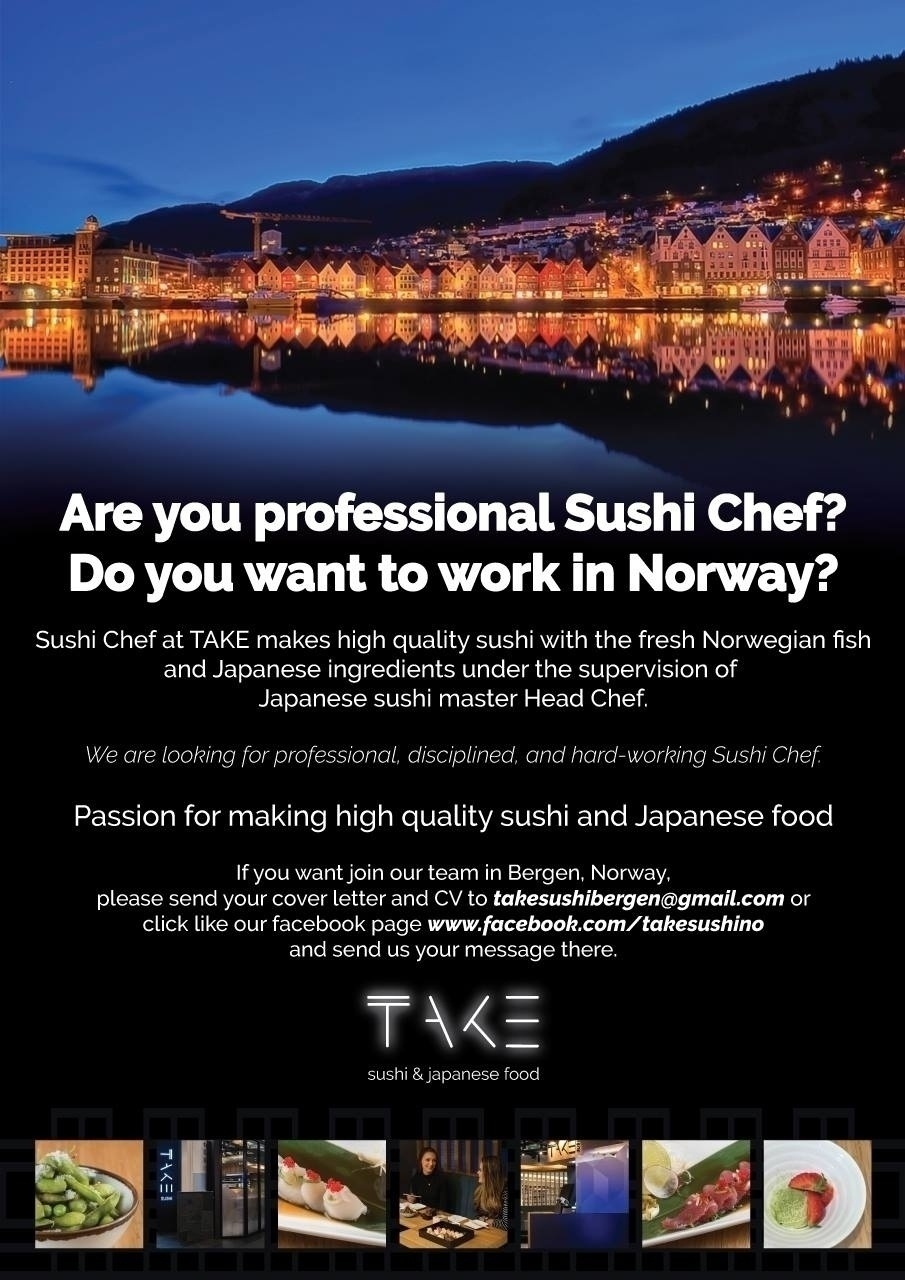C & N Holding AS Sushi chef