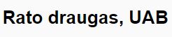 Rato draugas, UAB logo