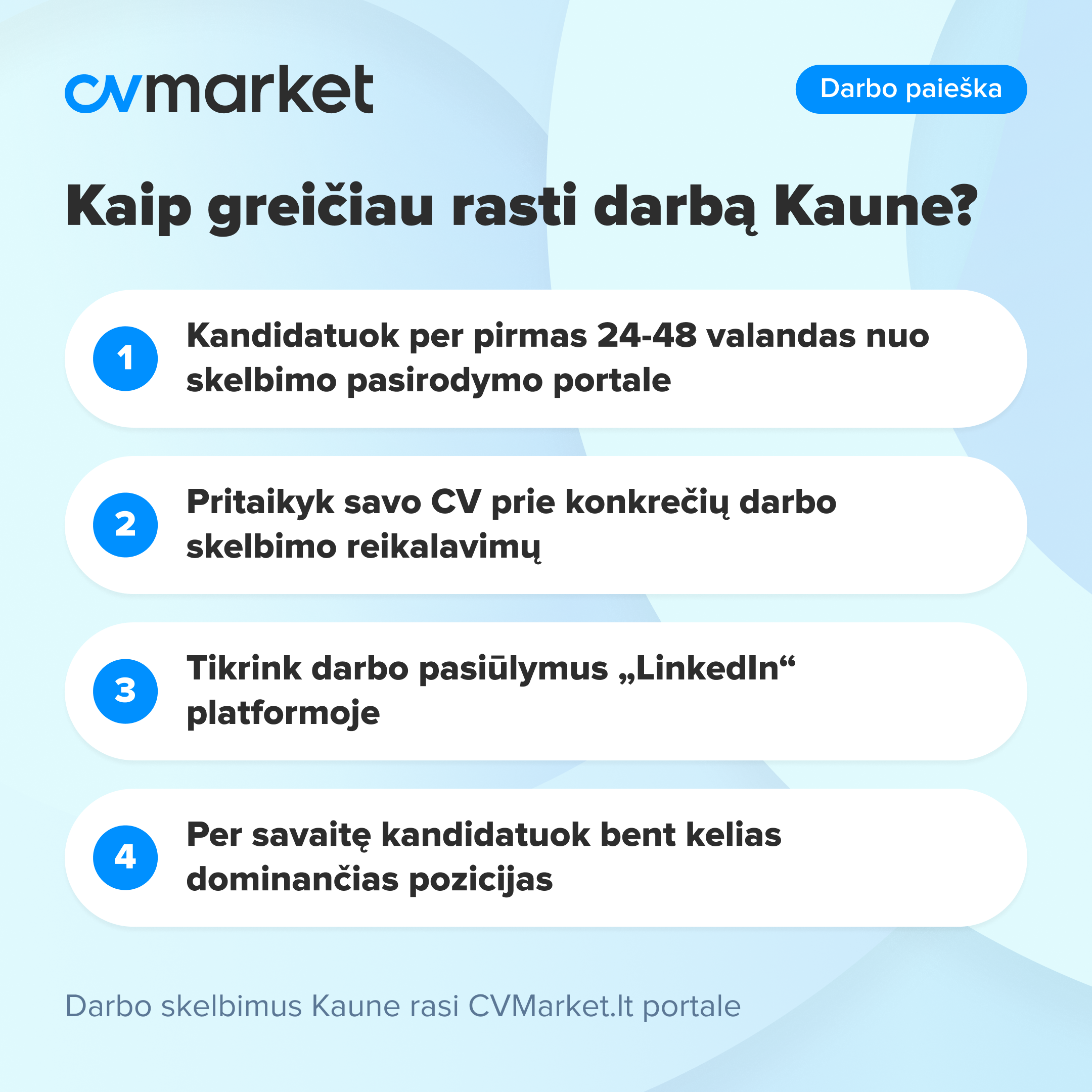 Kaip rasti darbą Kaune? Kaip rasti darbą Kaune?