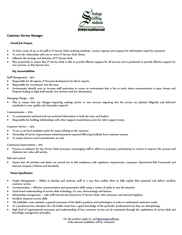 CV Market client Account Information Security Manager