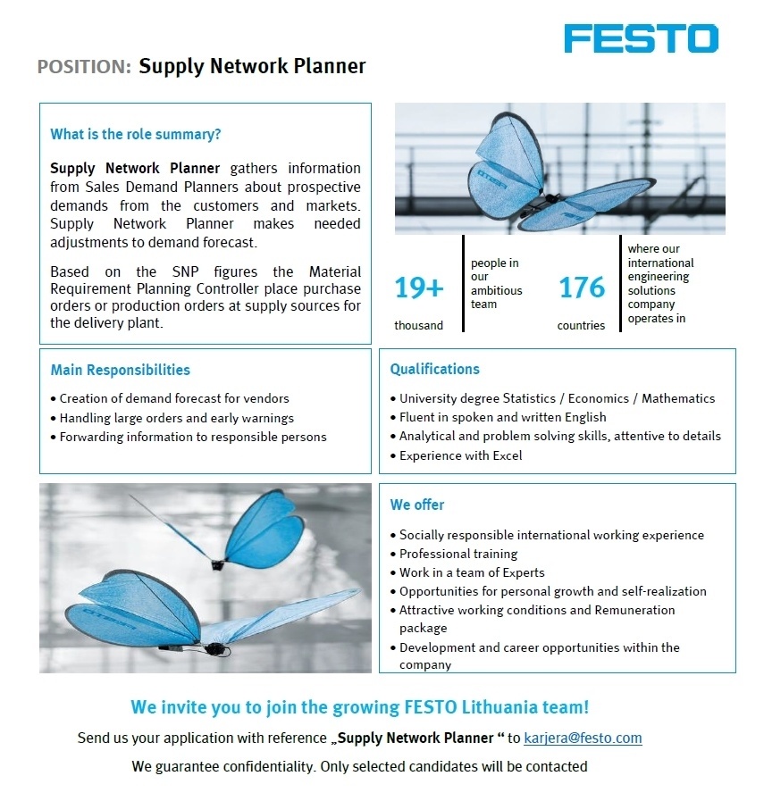 Festo, UAB Supply Network Planner