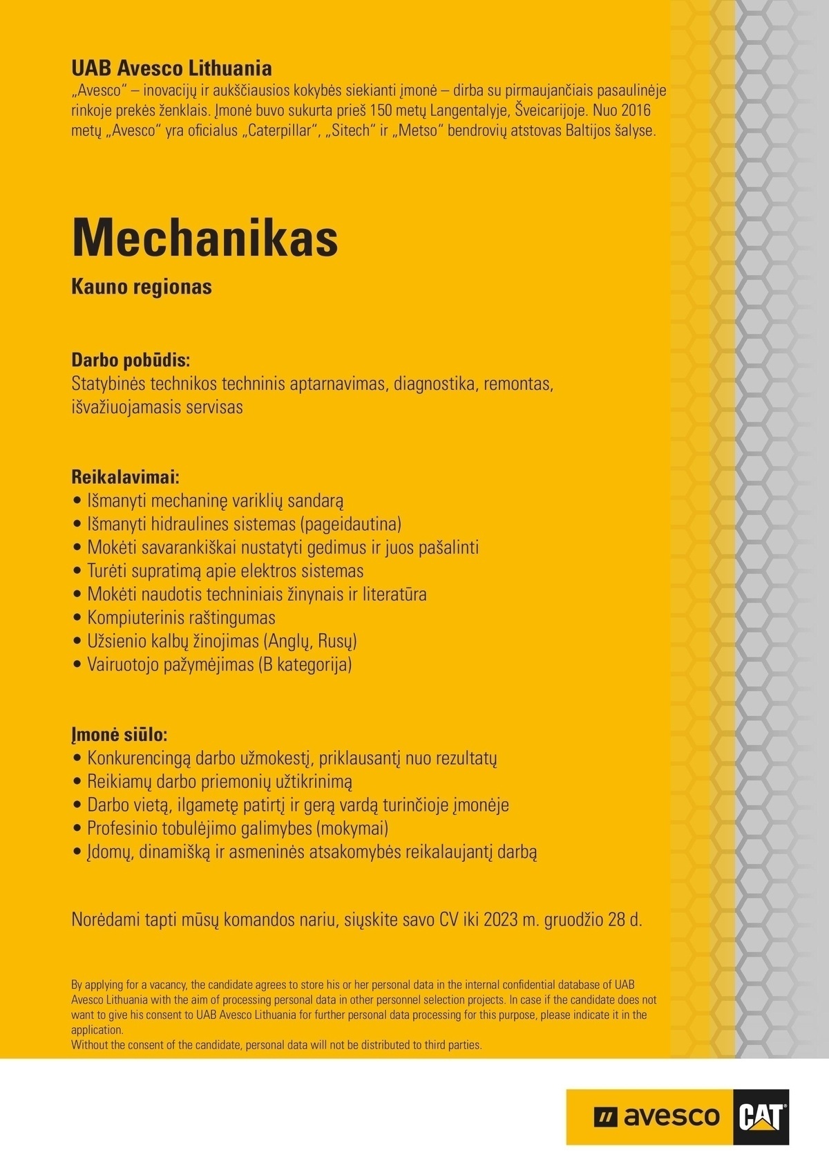 Avesco Lithuania, UAB Mechanikas