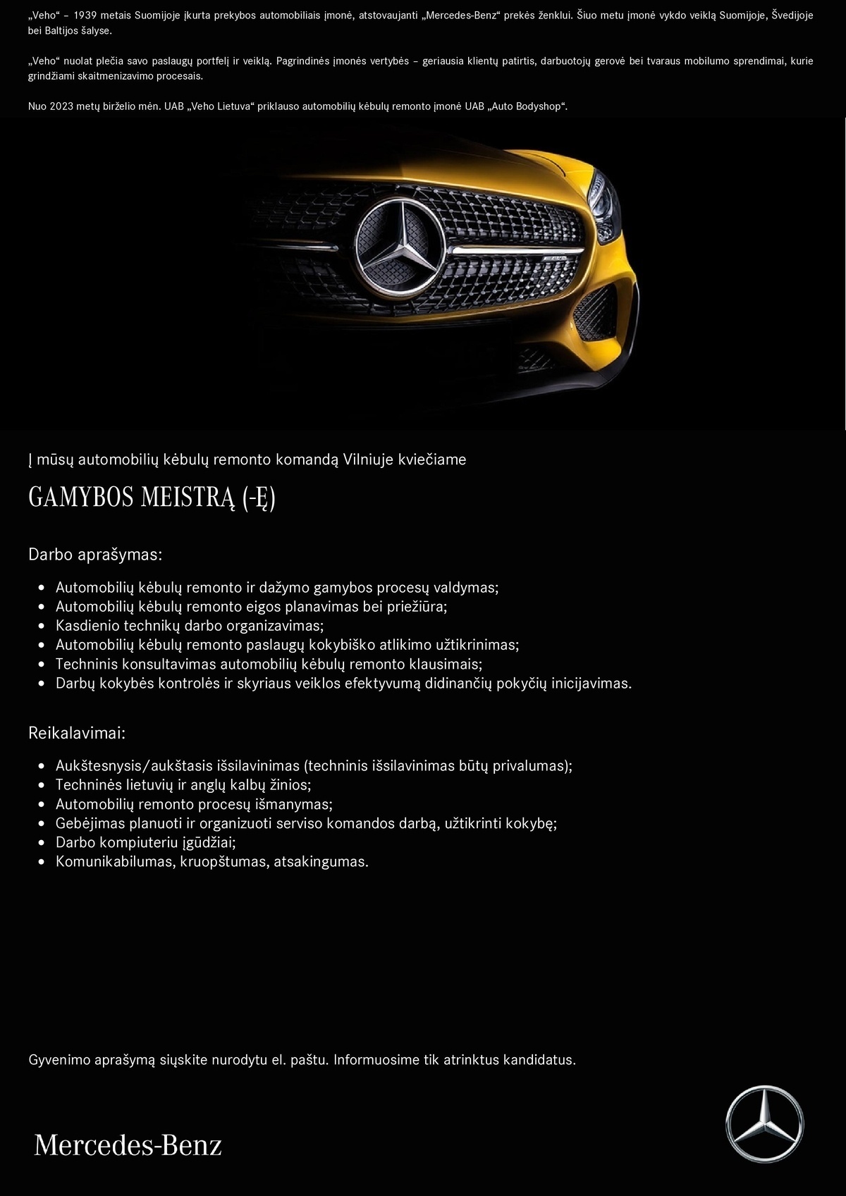 Veho Lietuva, UAB GAMYBOS MEISTRAS (-Ė)